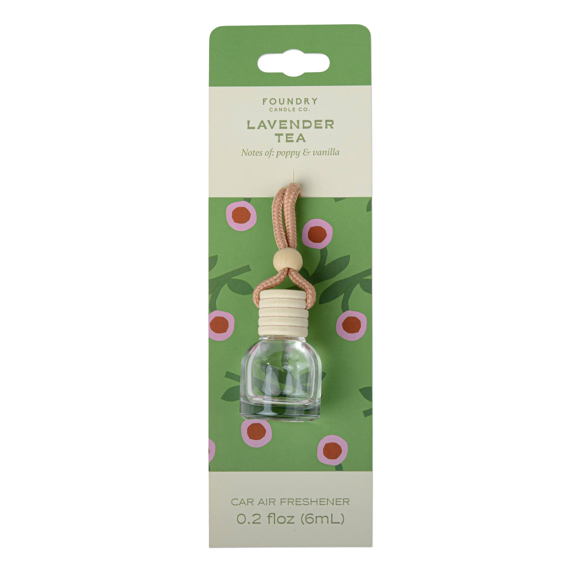 Foundry Candle Co. Lavender Tea Car Air Freshener